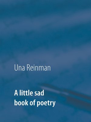 cover image of A little sad book of poetry